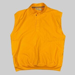 Donald Ross Performance Bright Orange Golf Golfing Vest Men's Size Medium